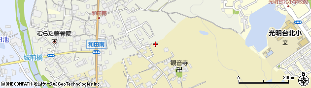 大阪府和泉市三林町72周辺の地図