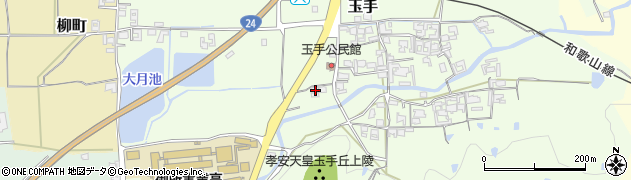 奈良県御所市玉手188周辺の地図