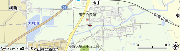 奈良県御所市玉手246周辺の地図