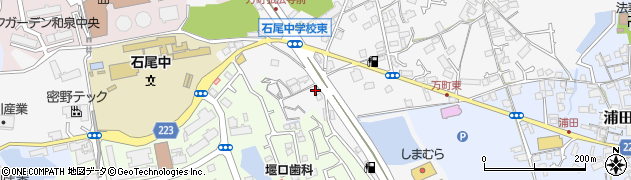 大阪府和泉市万町1025周辺の地図