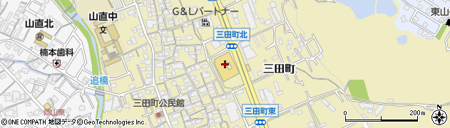 ホームセンターコーナン岸和田三田店周辺の地図