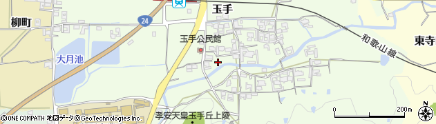 奈良県御所市玉手245周辺の地図