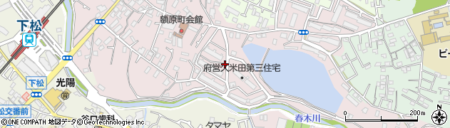 大阪府岸和田市額原町周辺の地図