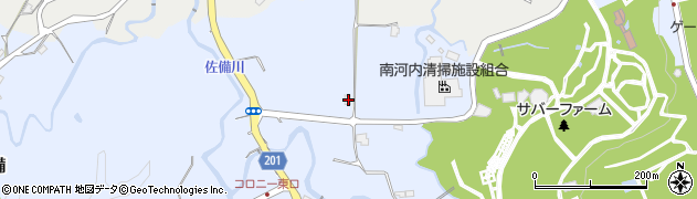 大阪府富田林市甘南備1260周辺の地図