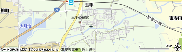 奈良県御所市玉手236周辺の地図