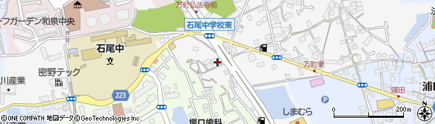 大阪府和泉市万町1022周辺の地図