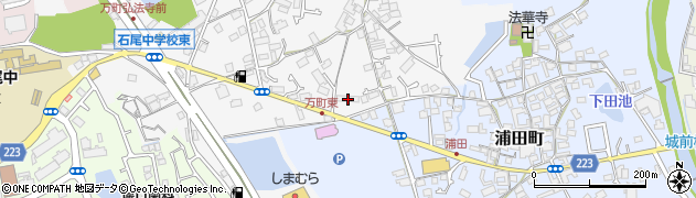 大阪府和泉市万町51周辺の地図