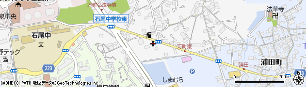 大阪府和泉市万町77周辺の地図