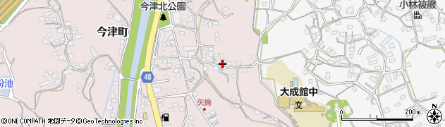 広島県福山市今津町周辺の地図