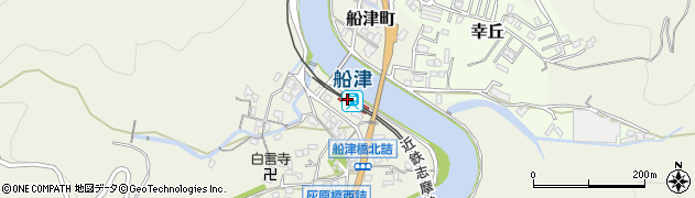 船津駅周辺の地図