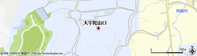奈良県宇陀市大宇陀山口周辺の地図