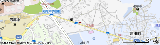 大阪府和泉市万町75周辺の地図