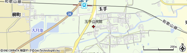 奈良県御所市玉手191周辺の地図