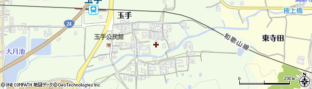 奈良県御所市玉手228周辺の地図