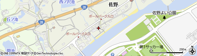 兵庫県淡路市佐野2567周辺の地図