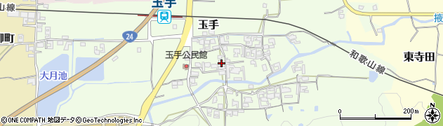 奈良県御所市玉手234周辺の地図