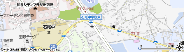 大阪府和泉市万町1017周辺の地図