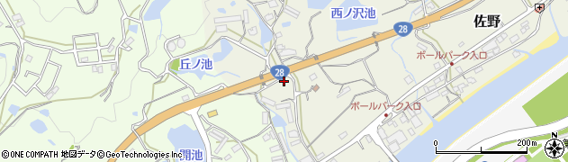 兵庫県淡路市佐野2792周辺の地図