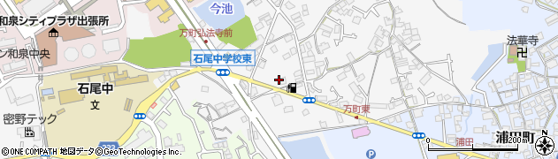 大阪府和泉市万町147周辺の地図