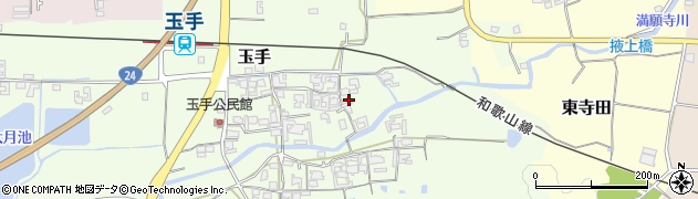 奈良県御所市玉手218周辺の地図