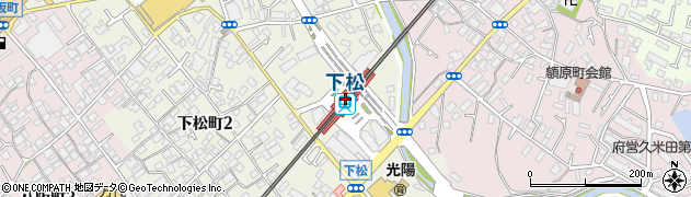 大阪府岸和田市周辺の地図