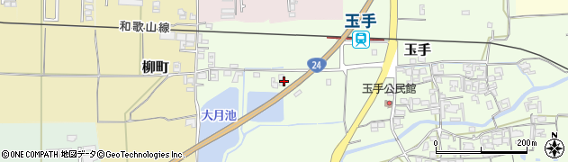 奈良県御所市玉手175周辺の地図