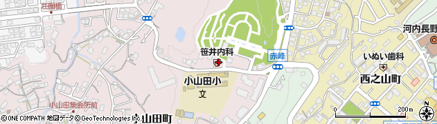 笹井内科周辺の地図