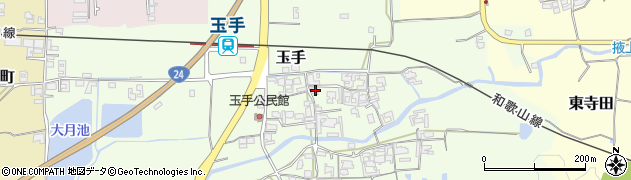 奈良県御所市玉手206周辺の地図