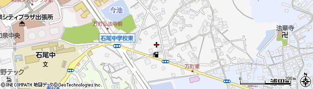 大阪府和泉市万町143周辺の地図