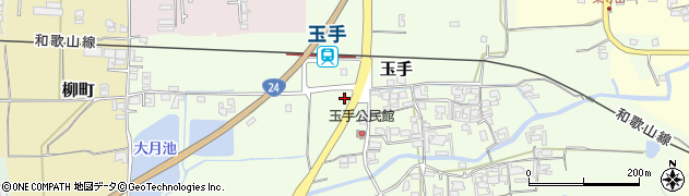 奈良県御所市玉手193周辺の地図