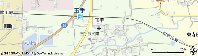 奈良県御所市玉手196周辺の地図