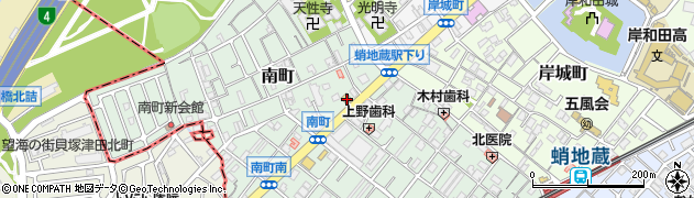 セブンイレブン岸和田南町店周辺の地図