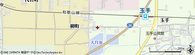 奈良県御所市玉手164周辺の地図