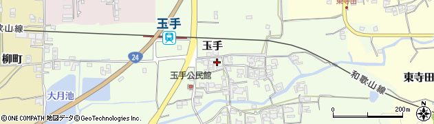 奈良県御所市玉手197周辺の地図