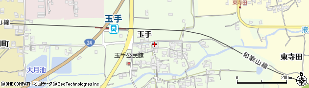 奈良県御所市玉手199周辺の地図