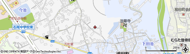 大阪府和泉市万町21周辺の地図