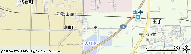 奈良県御所市玉手151周辺の地図