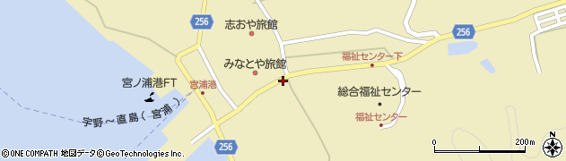 ＥＮＥＯＳ直島ＳＳ周辺の地図