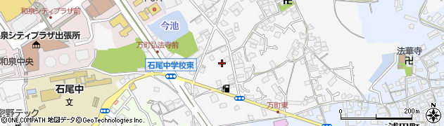 大阪府和泉市万町140周辺の地図