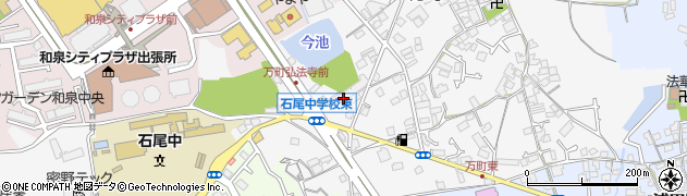 大阪府和泉市万町165周辺の地図
