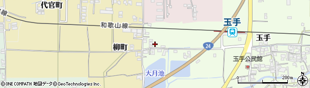 奈良県御所市玉手152周辺の地図
