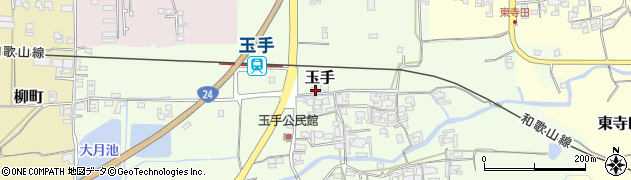 奈良県御所市玉手114周辺の地図
