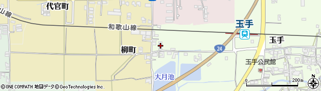 奈良県御所市玉手159周辺の地図