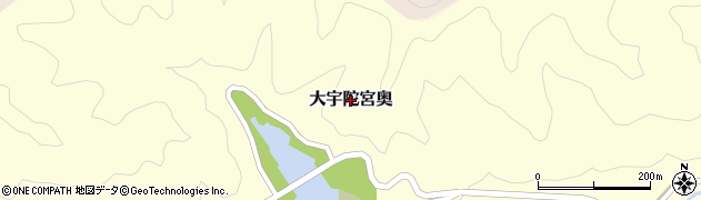 奈良県宇陀市大宇陀宮奥周辺の地図