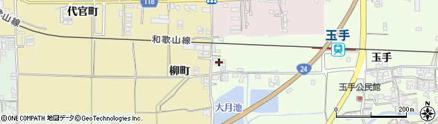 奈良県御所市玉手158周辺の地図