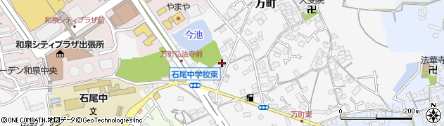 大阪府和泉市万町168周辺の地図