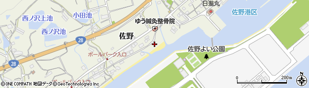 兵庫県淡路市佐野2436周辺の地図