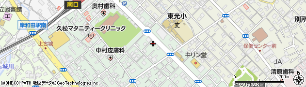 ｈａｉｒ＆ｍａｋｅ−ｕｐＭＫ　岸和田店周辺の地図