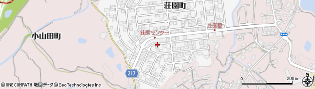大阪府河内長野市荘園町8周辺の地図
