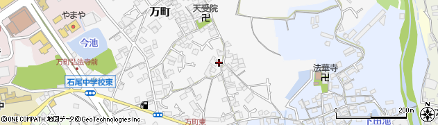大阪府和泉市万町40周辺の地図